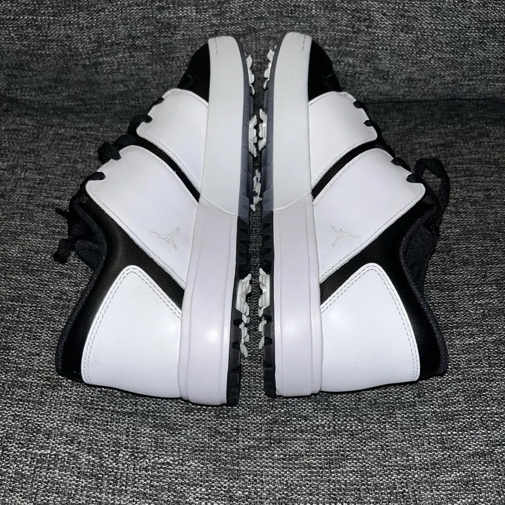 Nike Air Jordan Golf Shoes Mens Size 9.5 Black White Low Spikes FZ4153-003